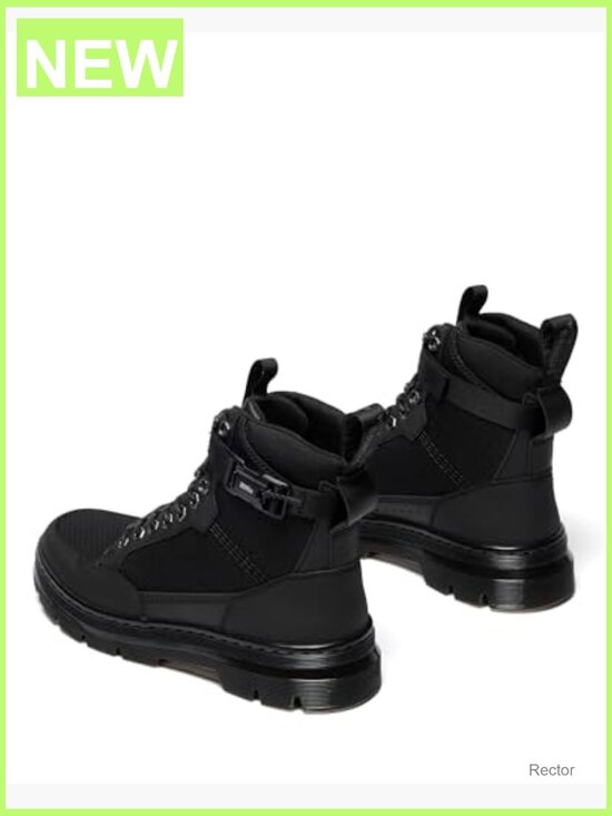 Unisex Combat Boots Lace-Up Ankle Boot Adjustable Strap Tech main image 4